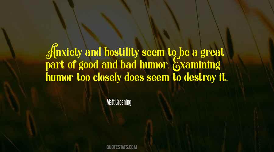 Anxiety Humor Quotes #1780986