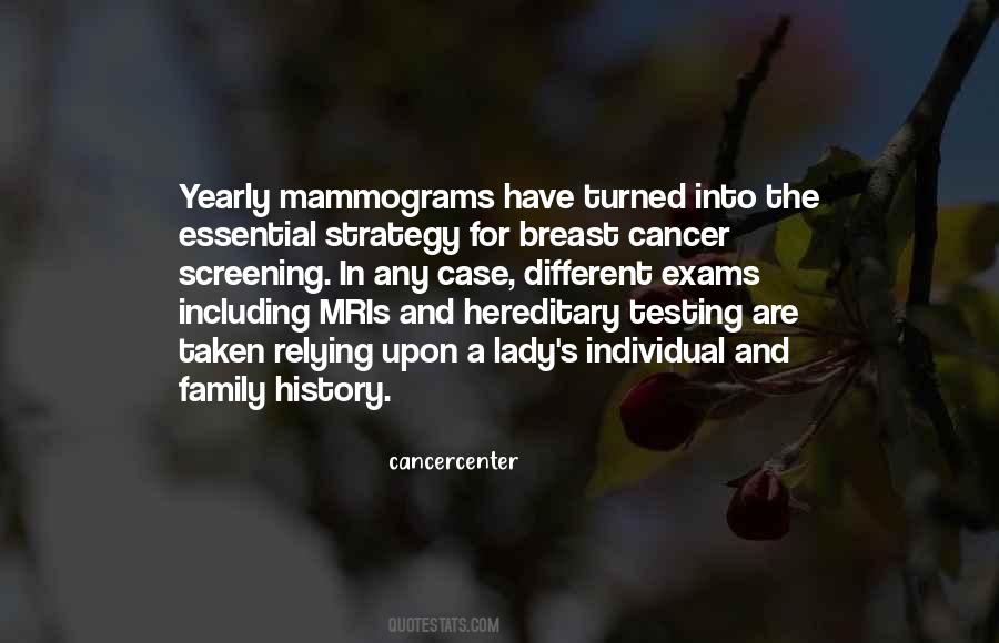 Cancer Family Quotes #1560935