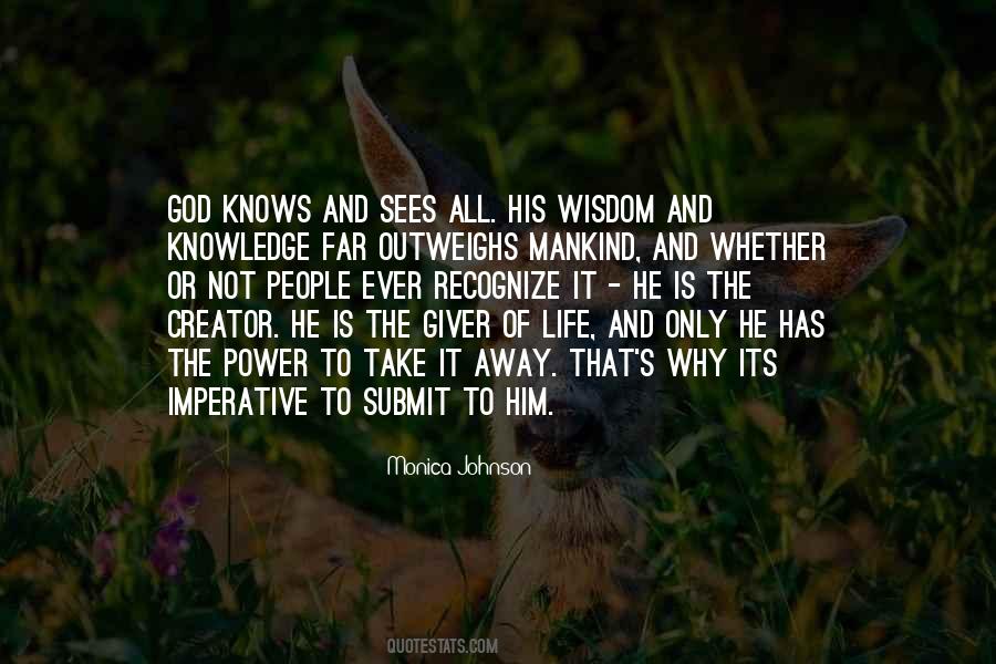 God Wisdom Quotes #467943