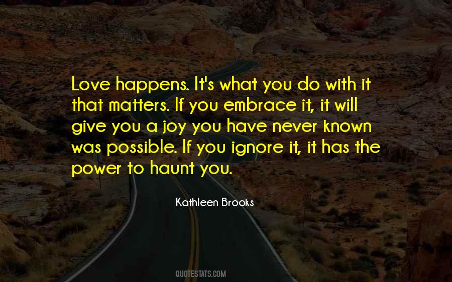 Only Power That Matters Quotes #1467196