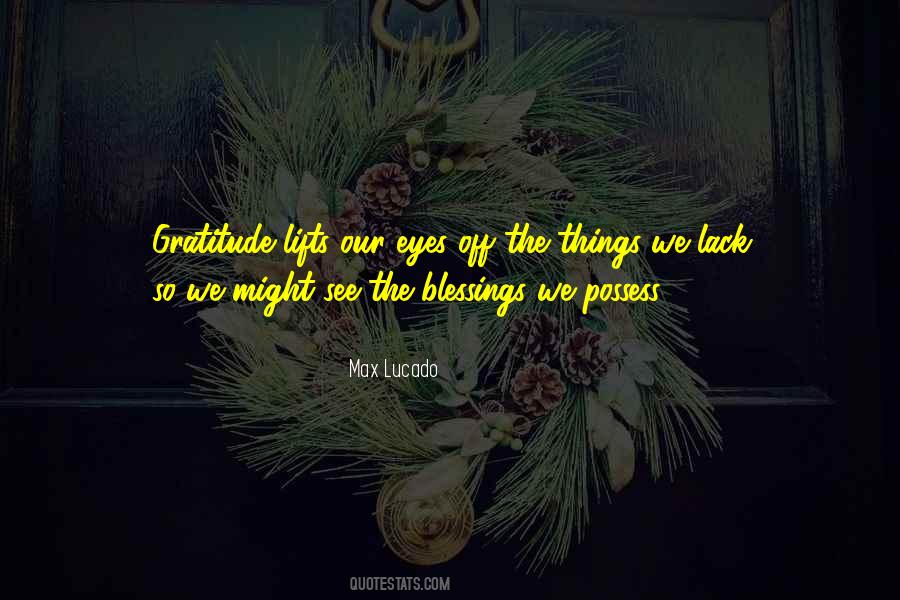 See The Blessings Quotes #475600