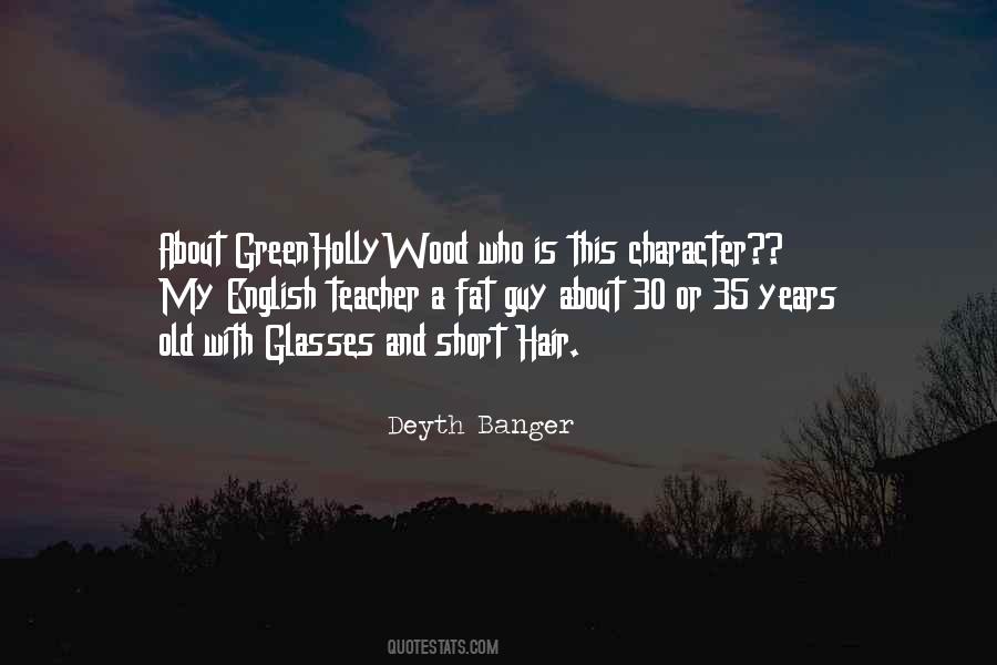 English Character Quotes #602380