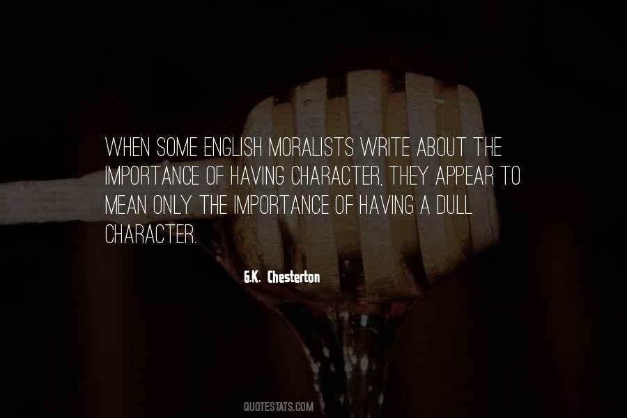 English Character Quotes #717842