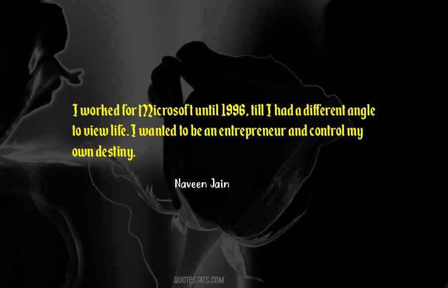 I Control My Life Quotes #1131359