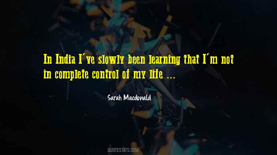 I Control My Life Quotes #1736871