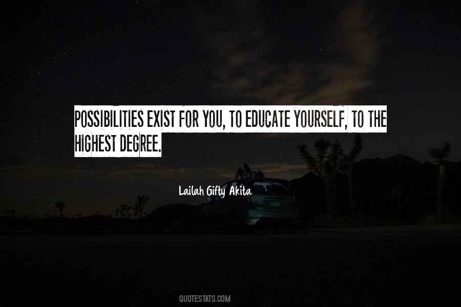 Educate Yourself Quotes #1166680