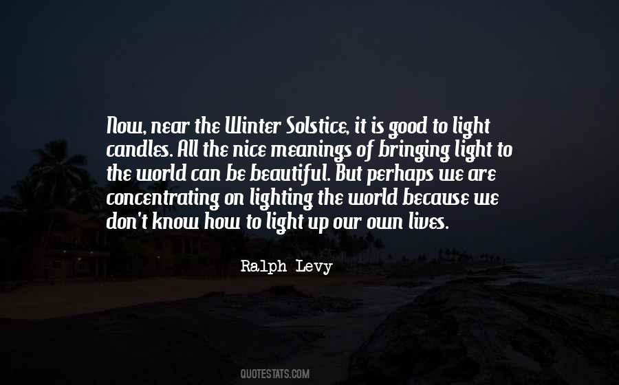 Good Light Quotes #1239387