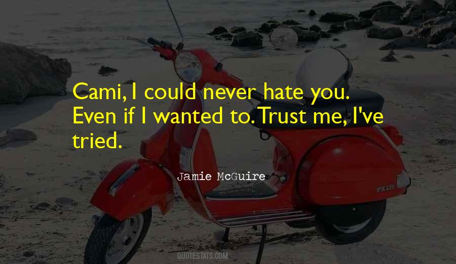 I Never Hate You Quotes #337313