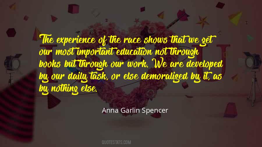 Education And Work Experience Quotes #34046