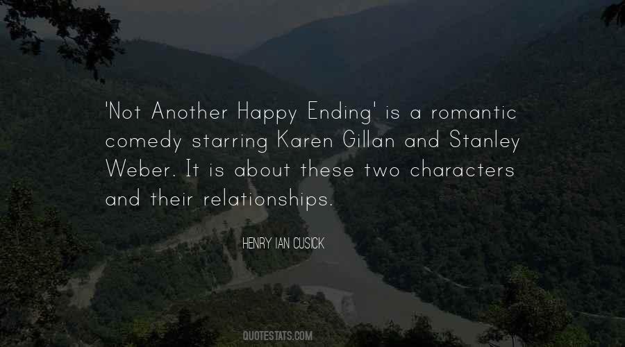 Not A Happy Ending Quotes #1644826