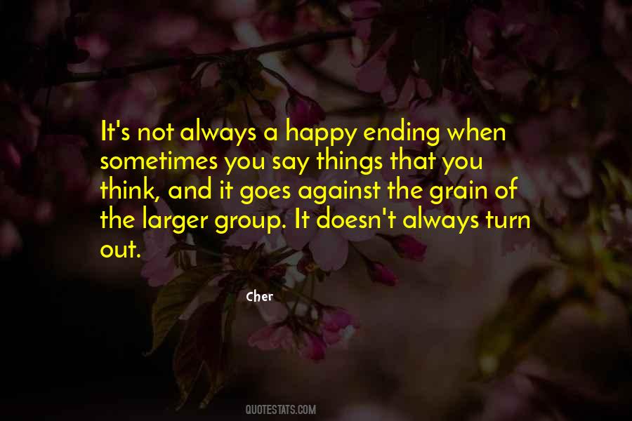 Not A Happy Ending Quotes #1769489