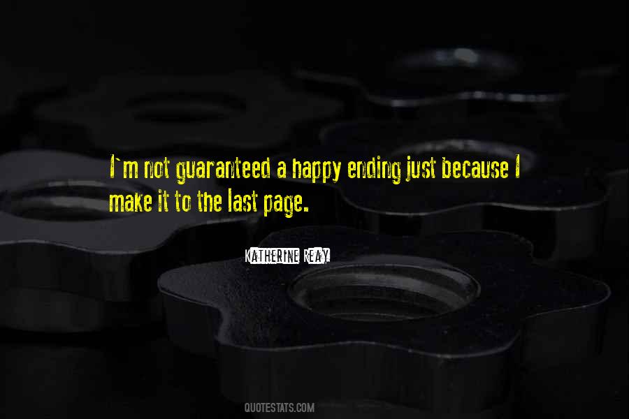 Not A Happy Ending Quotes #544659