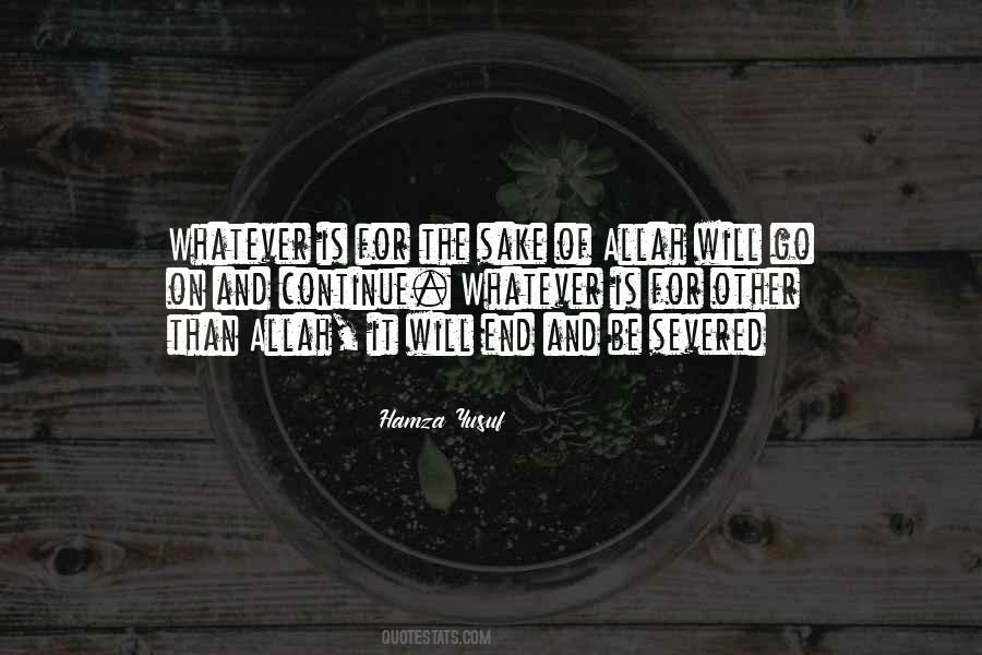 For Allah Quotes #425085