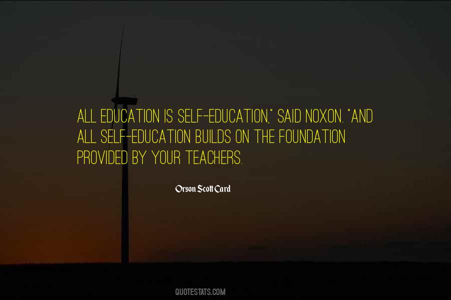Education Foundation Quotes #1022537