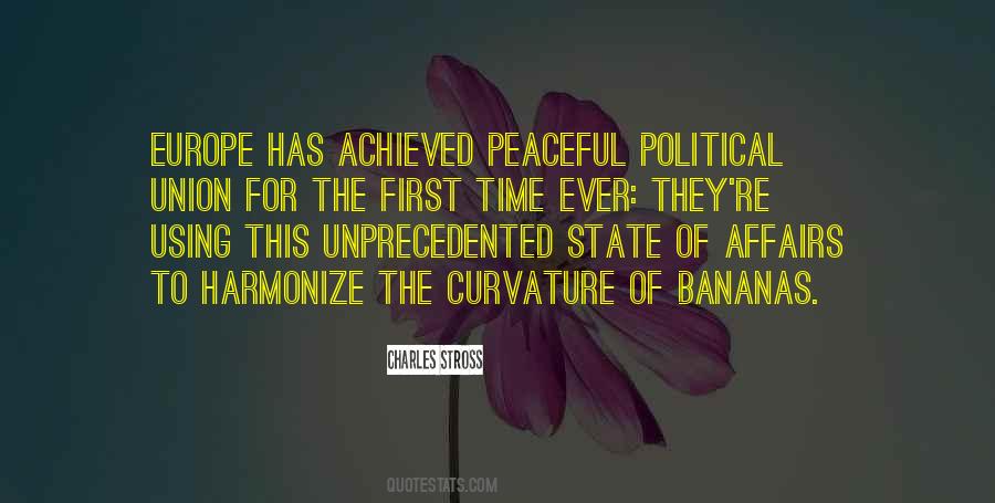 Peaceful Political Quotes #321646