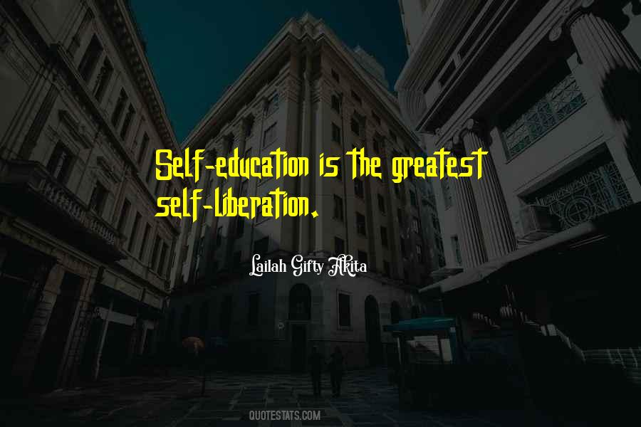 Education Liberation Quotes #111179