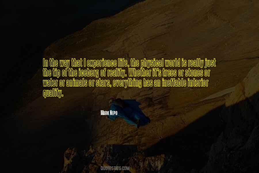 Everything Is An Experience Quotes #1602872
