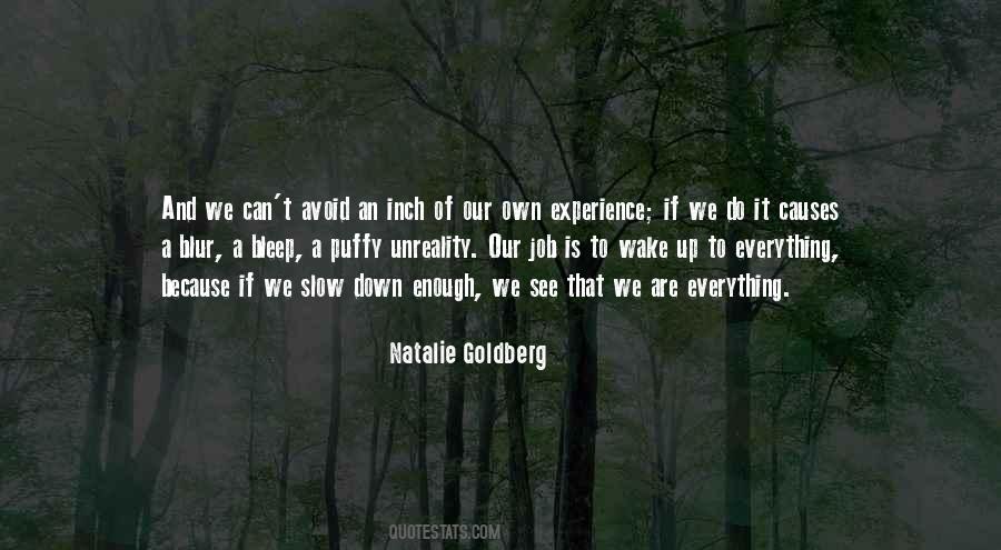 Everything Is An Experience Quotes #437177