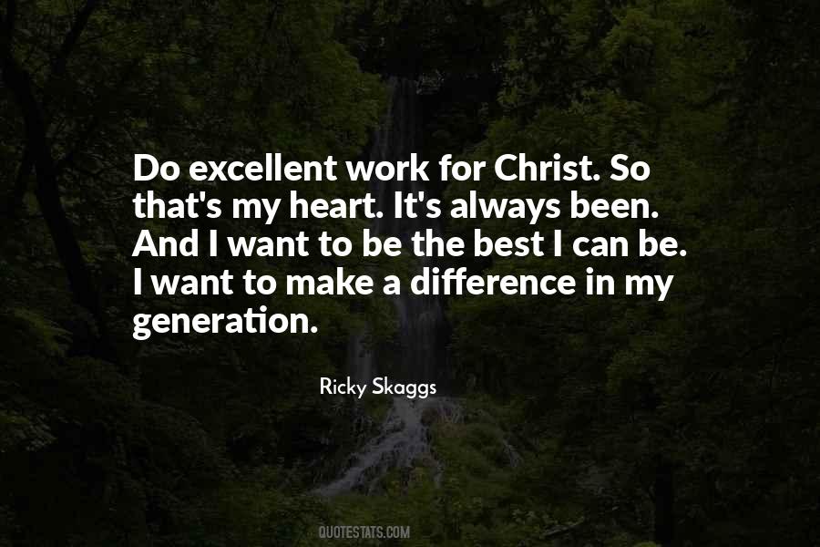 I Want To Make A Difference Quotes #654680