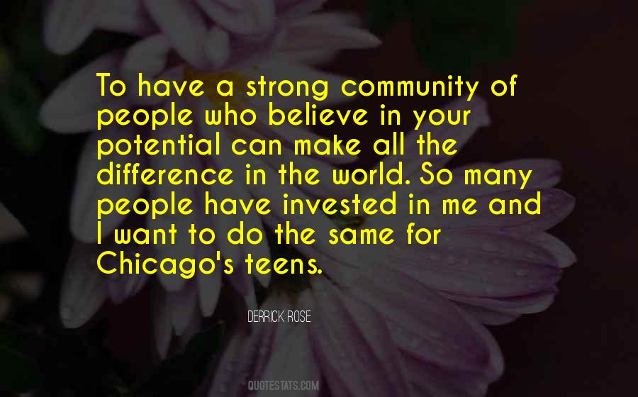 I Want To Make A Difference Quotes #694969