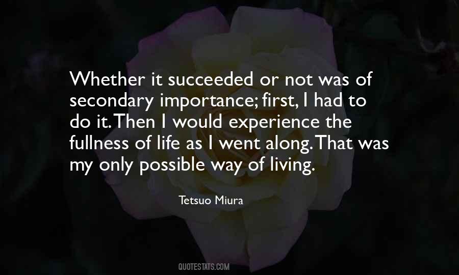 My Importance Quotes #1034594