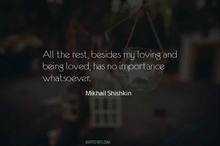 My Importance Quotes #1172252