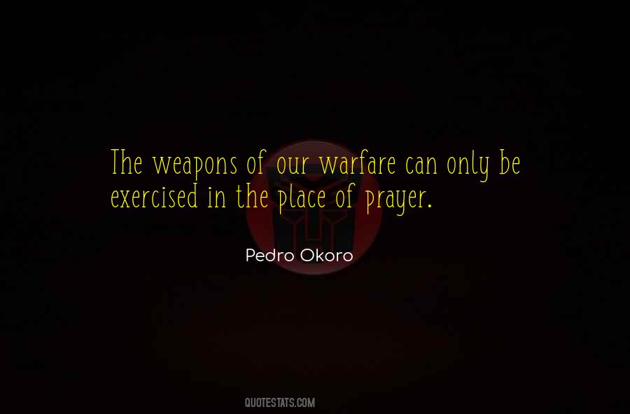 Warfare Prayer Quotes #1292752