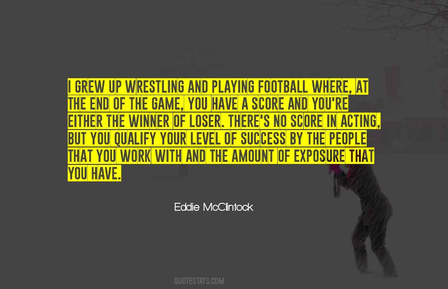 Football Success Quotes #1310473