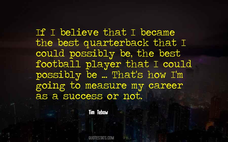 Football Success Quotes #1553955