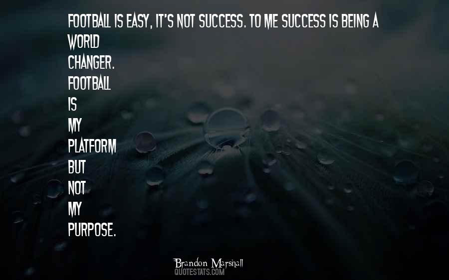 Football Success Quotes #1621518