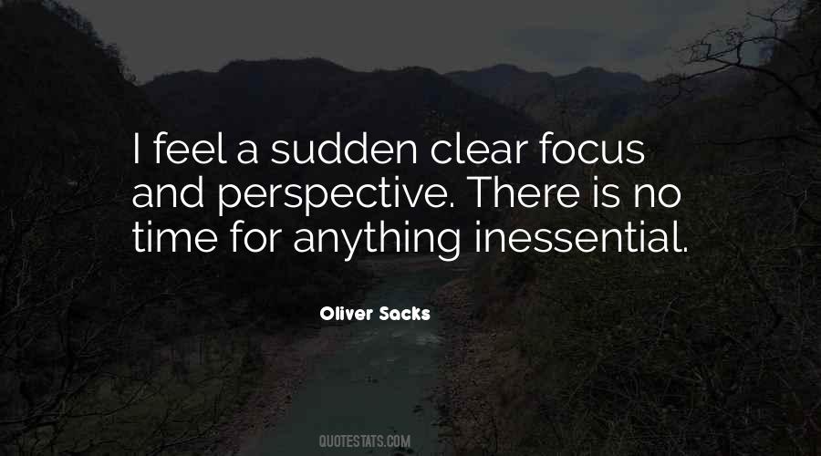 Clear Focus Quotes #1555743