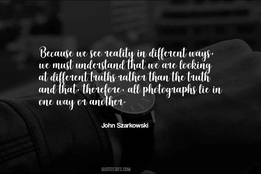 Because We Are Different Quotes #1148233