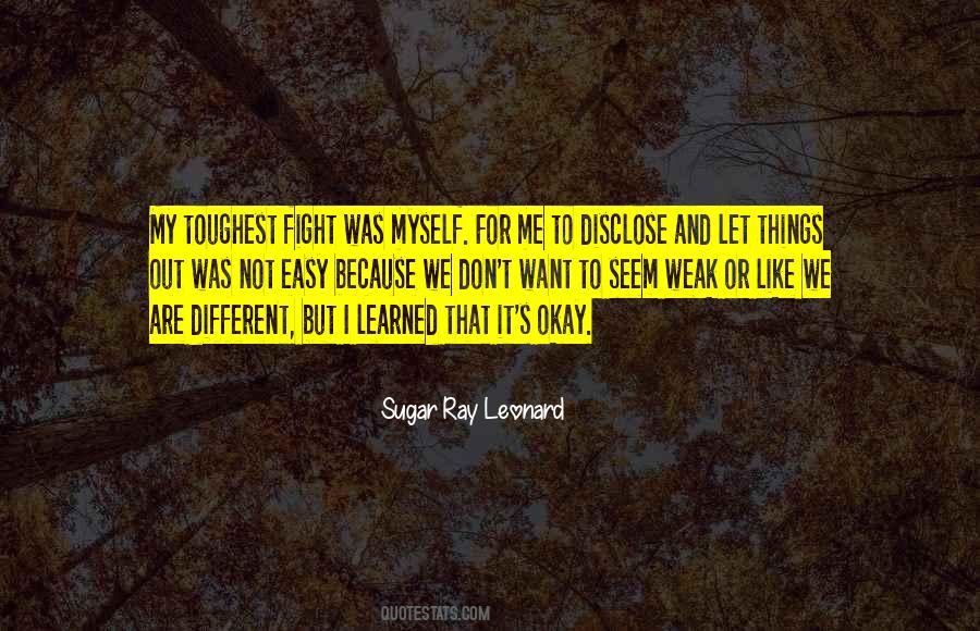 Because We Are Different Quotes #384252