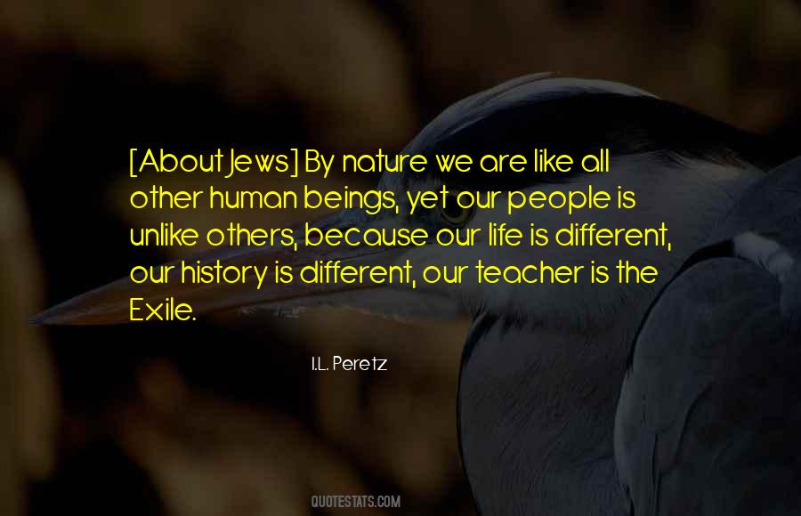 Because We Are Different Quotes #987228