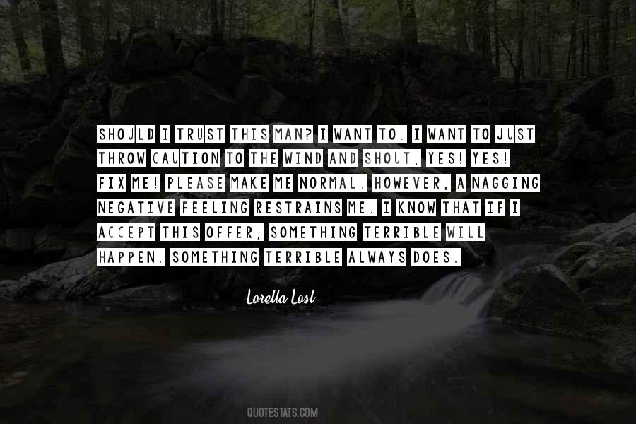 Trust A Man Quotes #68535