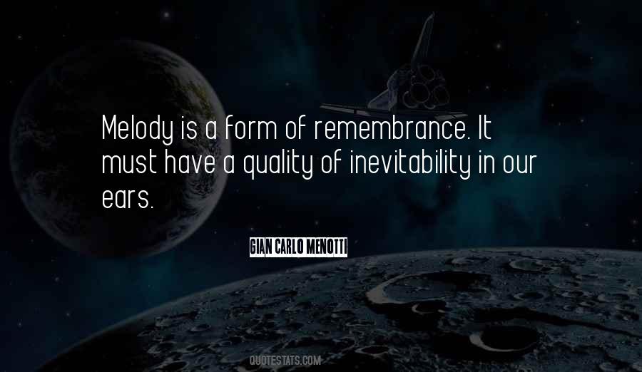 In Remembrance Of Quotes #705598