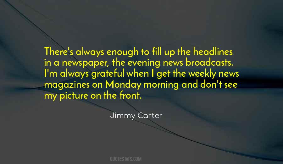 Morning Newspaper Quotes #670072