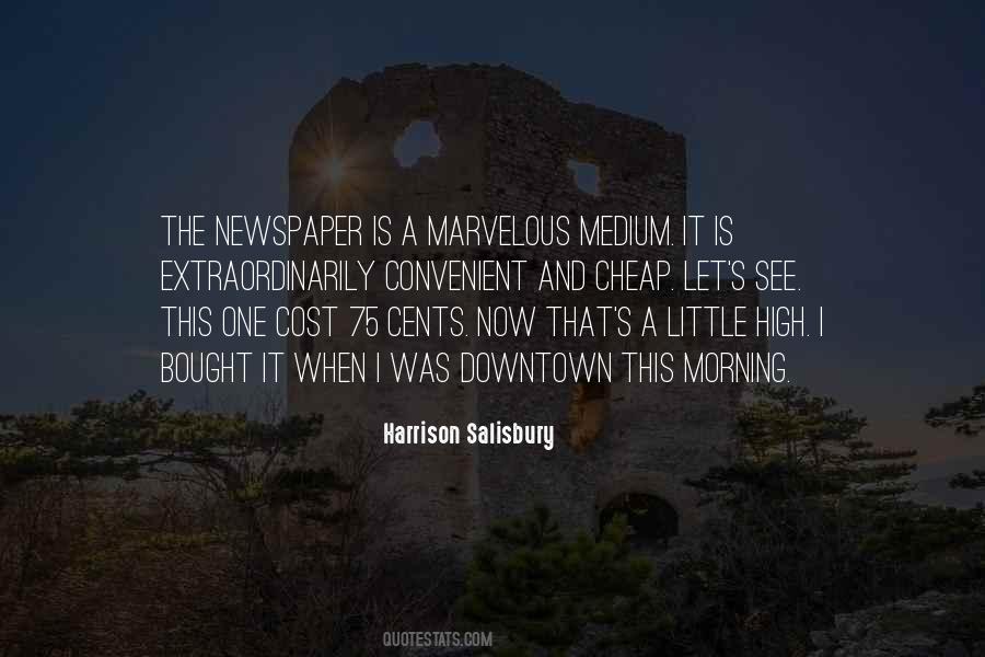 Morning Newspaper Quotes #819817