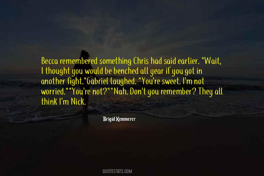 Sweet Thought Quotes #721435