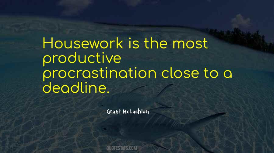 Productive Procrastination Quotes #1456324