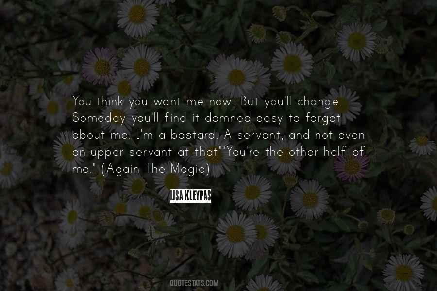 I Want You To Think Of Me Quotes #1202788