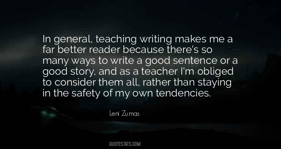 The Good Teacher Quotes #1445061