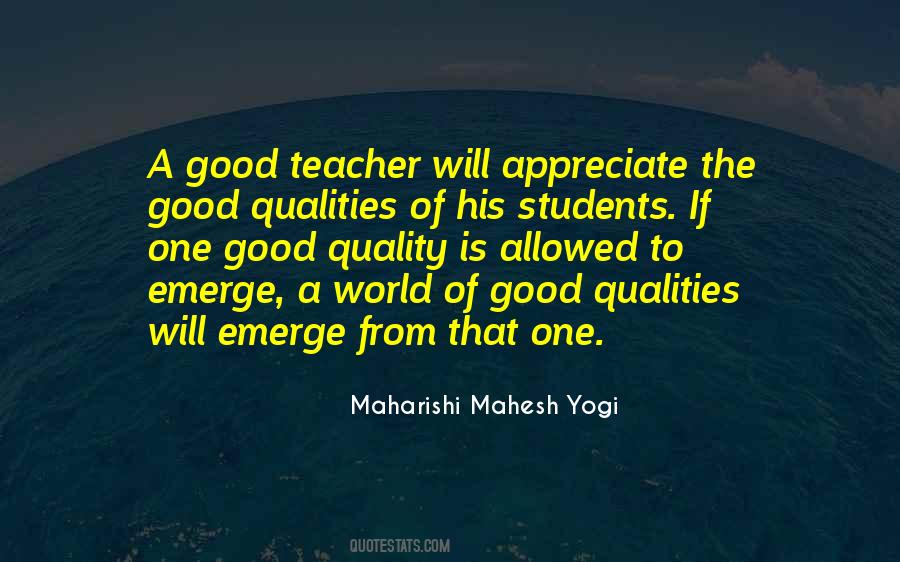 The Good Teacher Quotes #1599430