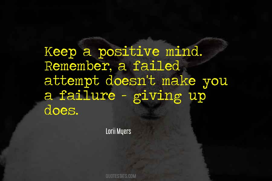 Failure Positive Quotes #278723