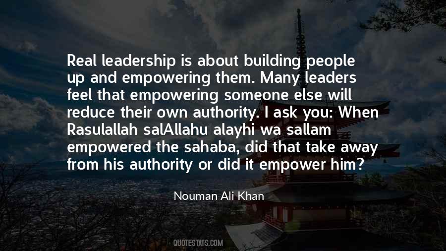 Leadership Is About Quotes #1276747