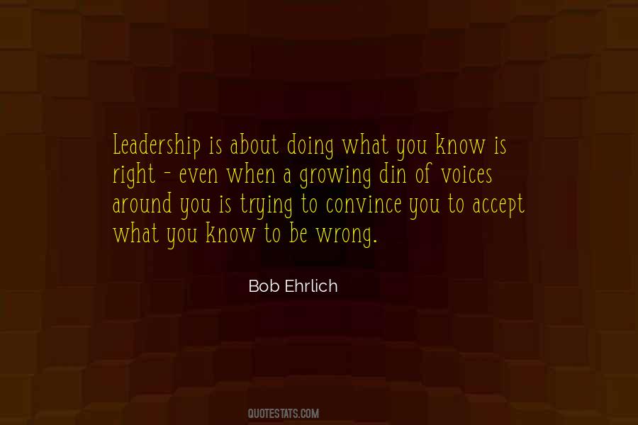 Leadership Is About Quotes #1279810