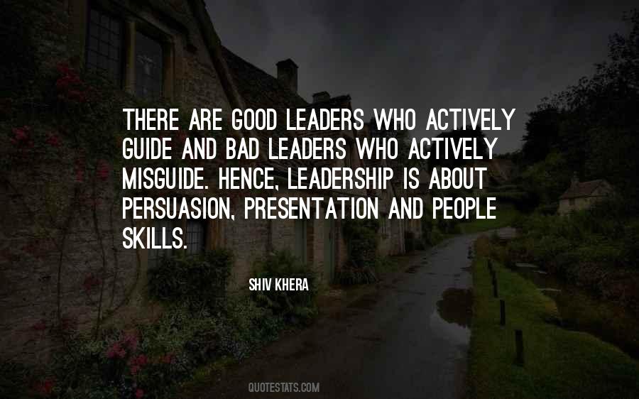 Leadership Is About Quotes #1803083