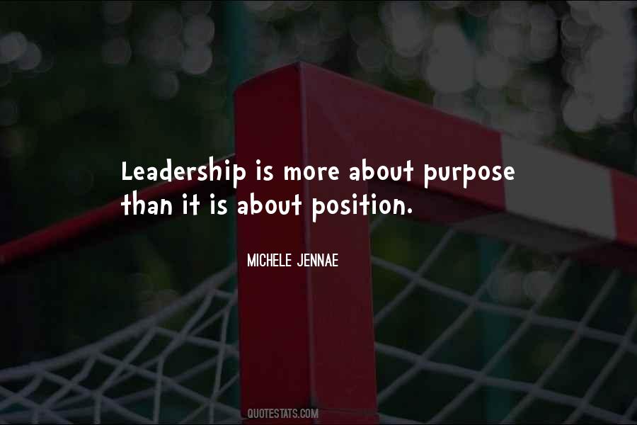 Leadership Is About Quotes #223053