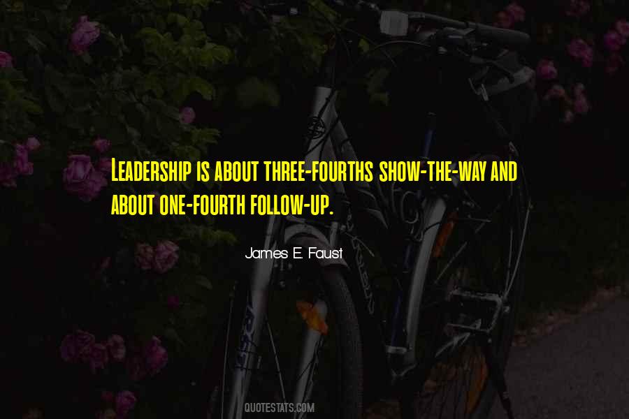 Leadership Is About Quotes #42142