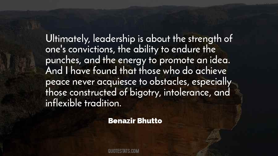 Leadership Is About Quotes #607113